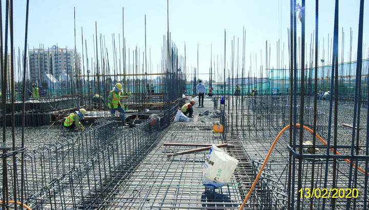 TIẾN ĐỘ CÔNG TRÌNH OPAL BOULEVARD 02/2020