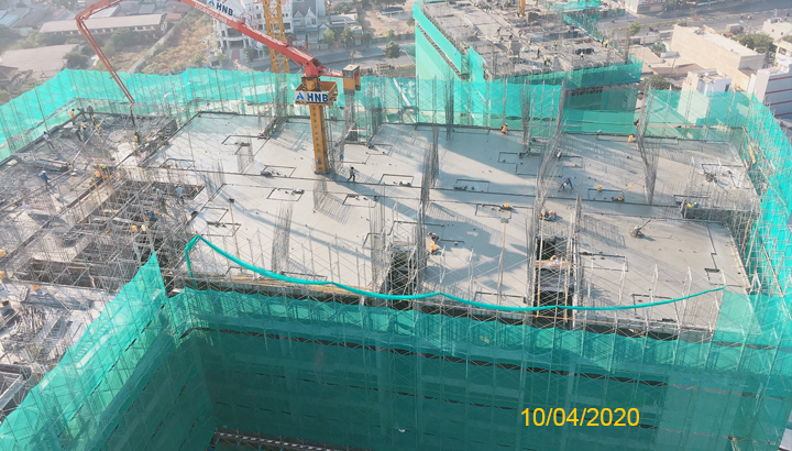 TIẾN ĐỘ CÔNG TRÌNH OPAL BOULEVARD 04/2020
